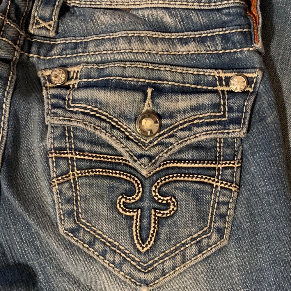 Rock Revival Rhinestone Capri